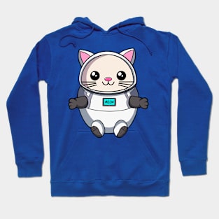 Cute Astronaut Cat Hoodie